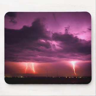 Lake Michigan Lightning Mouse Pad