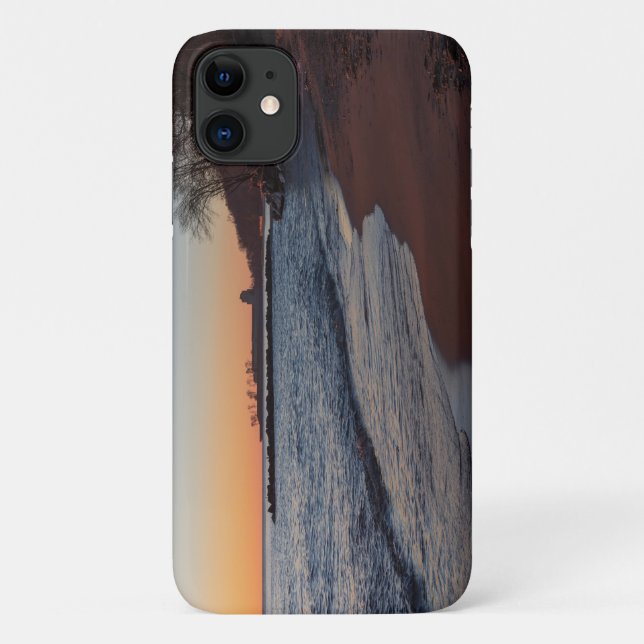 lake michigan north shore milwaukee at daybreak Case-Mate iPhone case (Back)