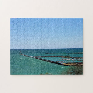 Lake Michigan, Port Washington, WI Jigsaw Puzzle