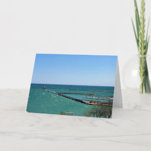 Lake Michigan, Port Washington, Wisconsin Card
