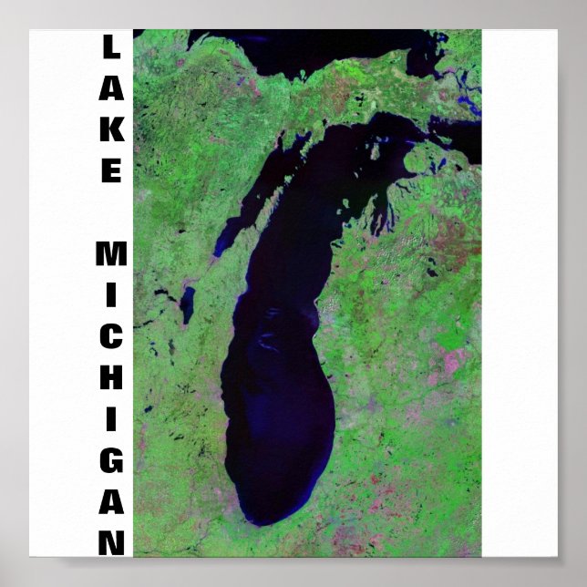 Lake Michigan Poster (Front)