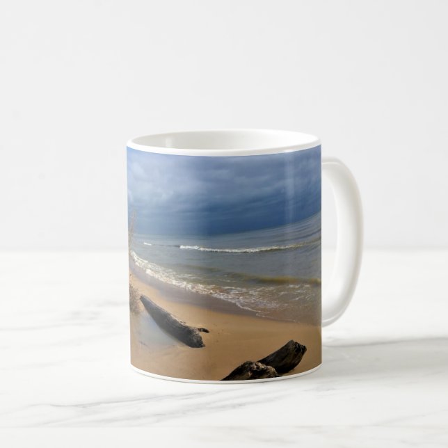 Lake Michigan, Sheboygan, Wisconsin Coffee Mug (Front Right)