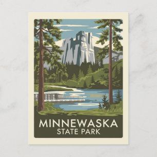 Lake Minnewaska State Park Postcard