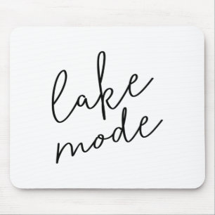 Lake Mode Women Camping Summer Vacation Mouse Pad