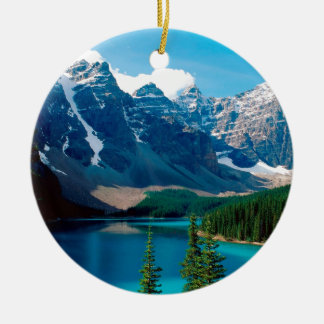 Lake Moraine Park Canada Ceramic Ornament