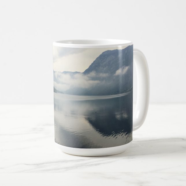 Lake Mountain Cloud Landscape Photography Slovenia Coffee Mug (Front Right)