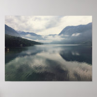 Lake Mountain Cloud Landscape Photography Slovenia