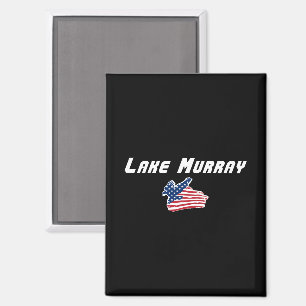 Lake Murray South Carolina Patriotic Eagle Gift Magnet