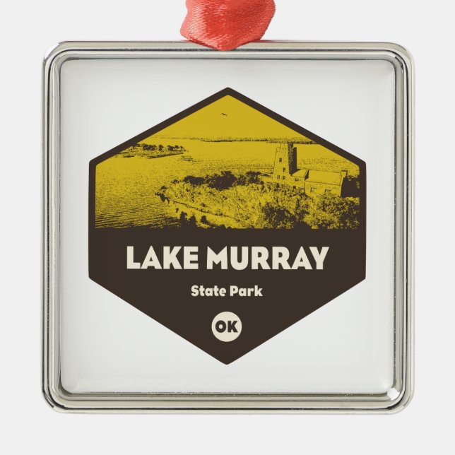 Lake Murray State Park Oklahoma Metal Ornament (Front)