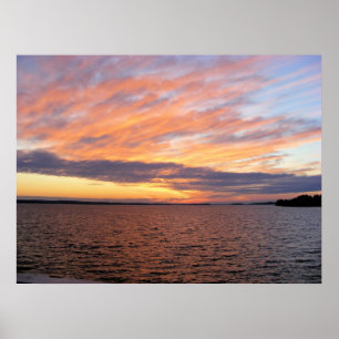 Lake Murray Sunset Poster