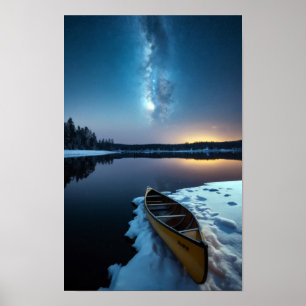 Lake Nature Outdoors Landscape Calm Peaceful Relax Poster