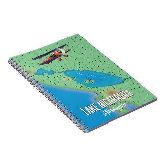 Lake Nicaragua,Nicaragua map Notebook