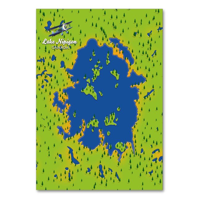 Lake Nipigon Table Number (Front)