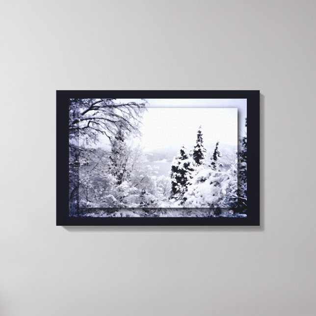 Lake Nojiri Canvas Print (Front)