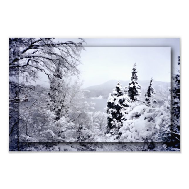 Lake Nojiri Photo Print (Front)