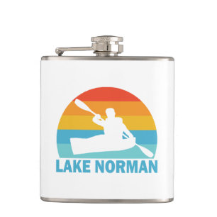Lake Norman North Carolina Kayak Hip Flask