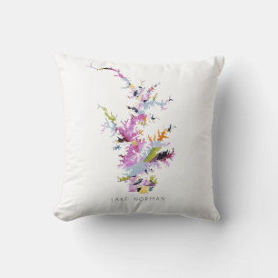 Lake Norman Throw Pillow