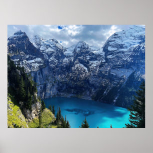 Lake Oeschinen Poster