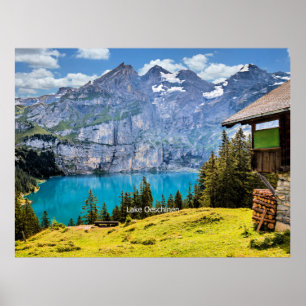 Lake Oeschinen, Switzerland Poster