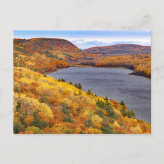 Lake of the Clouds, Porcupine Mountains Park Postcard