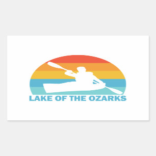 Lake Of The Ozarks Missouri Kayak Sticker