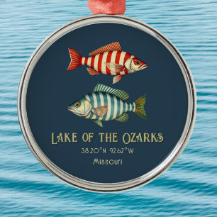 Lake of the Ozarks Missouri medal souvenir Metal Ornament