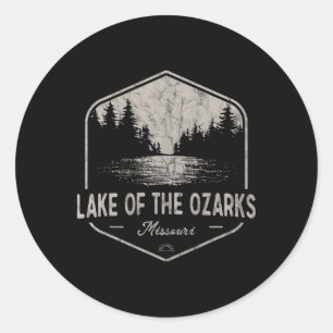 Lake Of The Ozarks Missouri Outdoors Vintage Classic Round Sticker