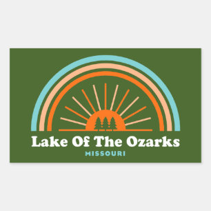 Lake Of The Ozarks Missouri Rainbow Sticker