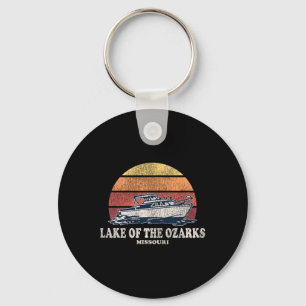 Lake Of The Ozarks Mo Vintage Boating 70s Retro Bo Keychain