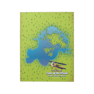 Lake of the Woods,Ontario,Manitoba,Minnesota map Notepad