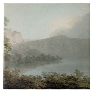 Lake of Vico Between Rome and Florence, 1783 (grap Tile