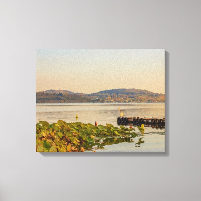 lake of Viverone, Italy on canvas print (Front)
