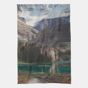Lake O'Hara by John Singer Sargent, Victorian Art Kitchen Towel
