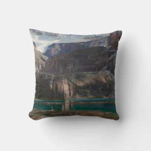Lake O'Hara by John Singer Sargent, Victorian Art Throw Pillow