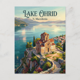 Lake Ohrid N. Macedonia Postcard