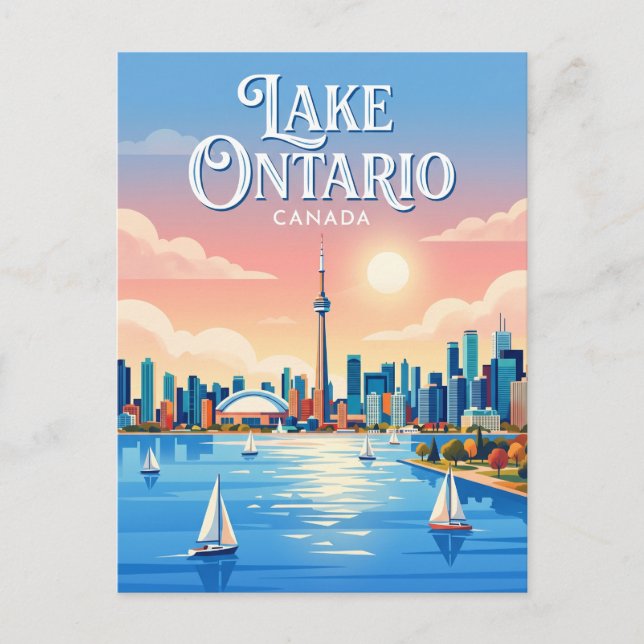 Lake Ontario Canada Postcard (Front)