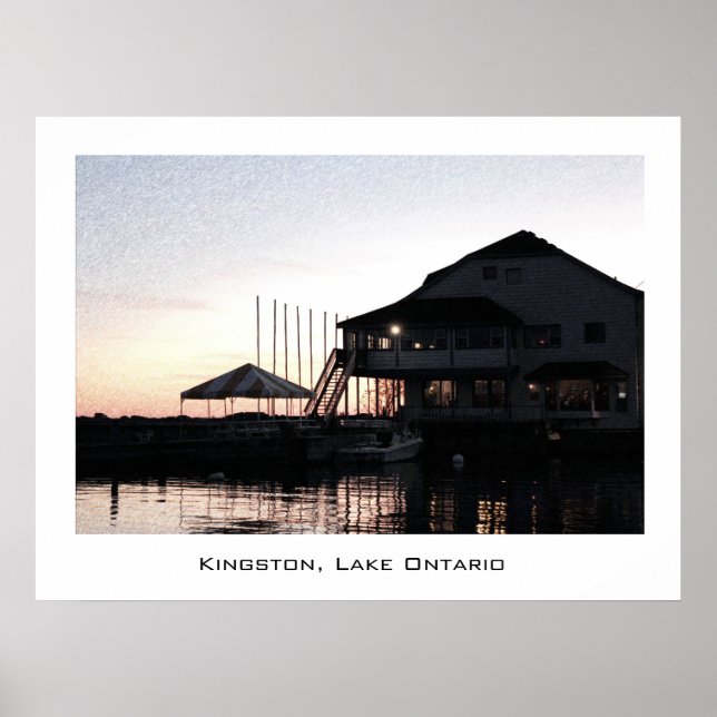 Lake Ontario, Kingston.  Landscape photography. Poster (Front)