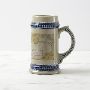 Lake Ontario Nautical Chart Beer Stein
