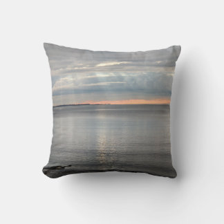 Lake Ontario Sunrise Throw Pillow