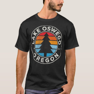 Lake Oswego Oregon OR Vintage Graphic Retro 70s T-Shirt