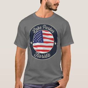 Lake Parker - Patriotic Florida Souvenir T-Shirt