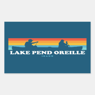 Lake Pend Oreille Idaho Canoe Sticker