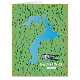 Lake Pend Oreille Idaho map