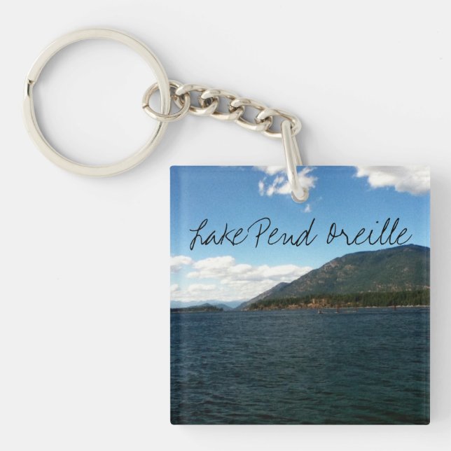 Lake Pend Oreille Keychain (Front)