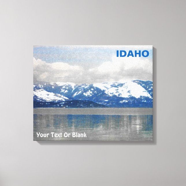 Lake Pend Oreille Winter Canvas Print (Front)
