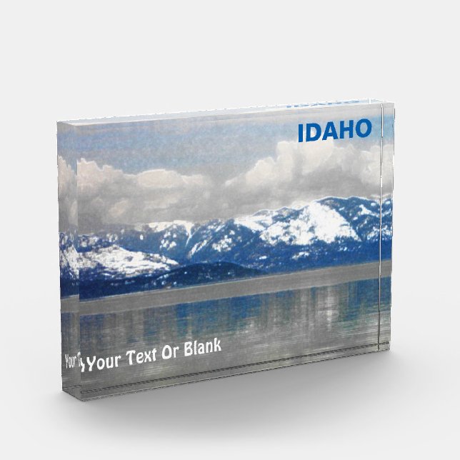 Lake Pend Oreille Winter Photo Block (Left)