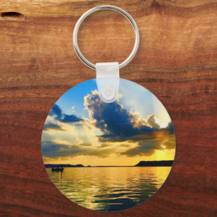 Lake Pepin Sunset Keychain