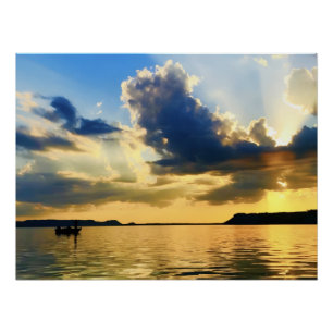 Lake Pepin Sunset Poster