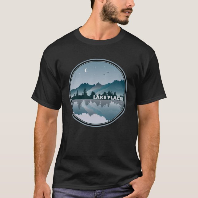 Lake Placid Adirondacks Reflection T-Shirt (Front)
