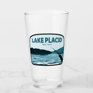 Lake Placid New York Fishing Rod Glass